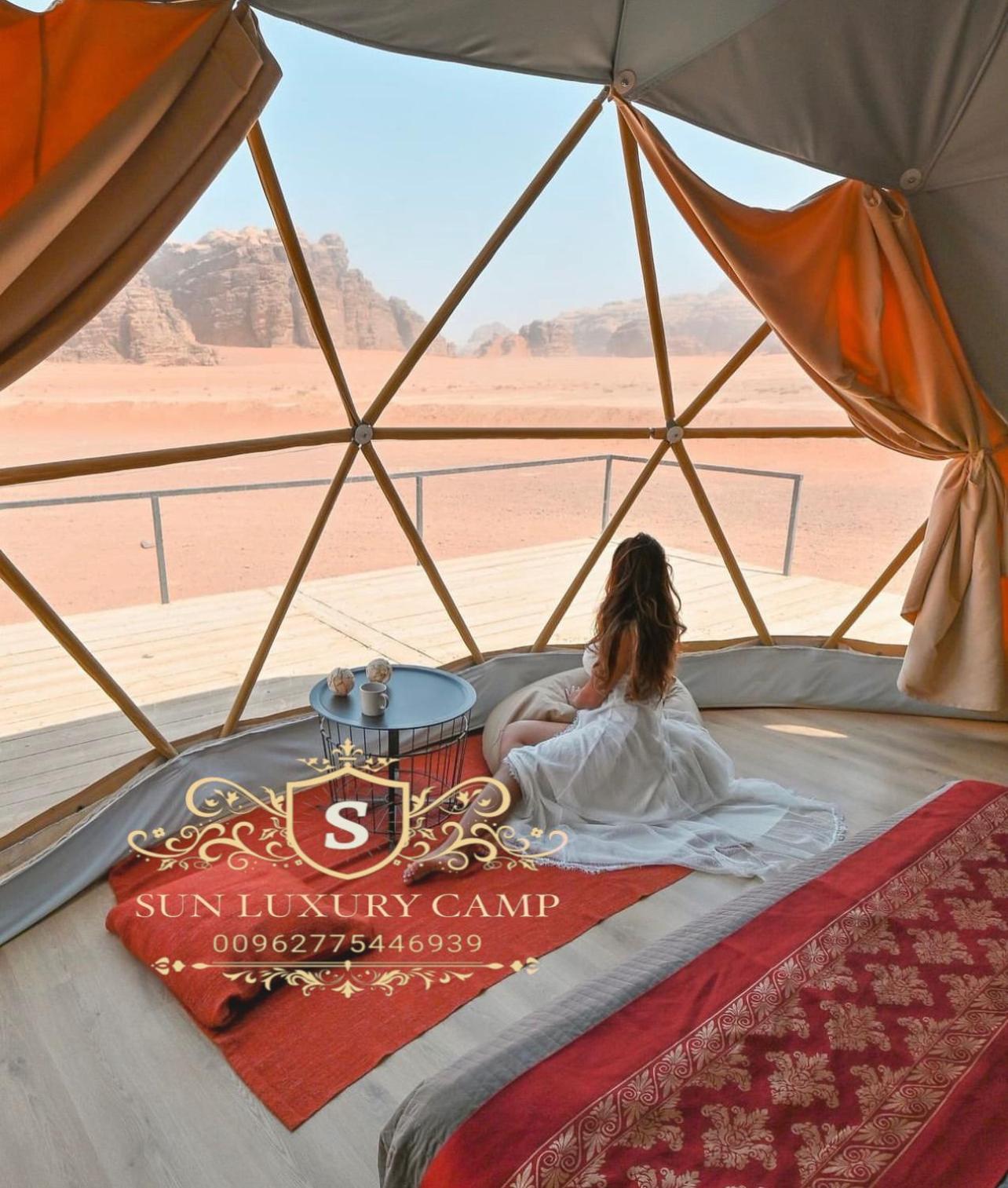 Sun Luxury Camp &Tour Apartment Wadi Rum Luaran gambar